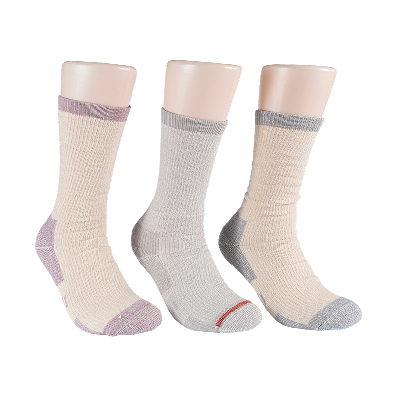 Dame Merino Wool Crew Sokker