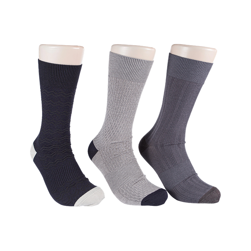 Blandede teksturer Arch Support Crew 3ppk sokker