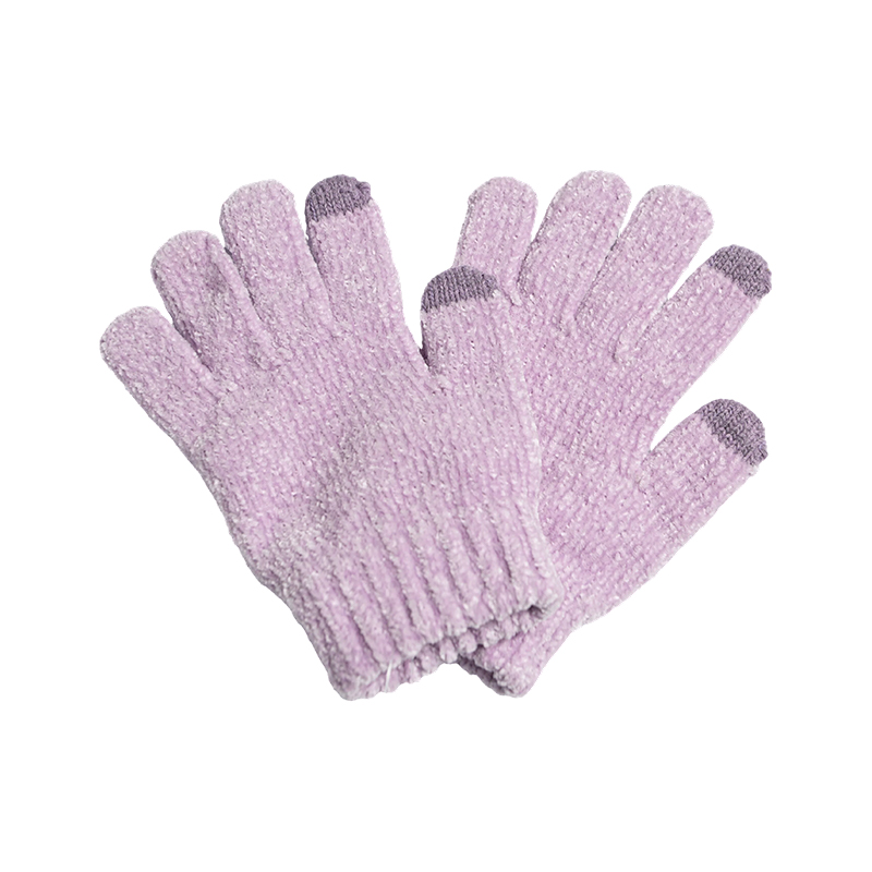 Vaffel Chenille handsker til børn