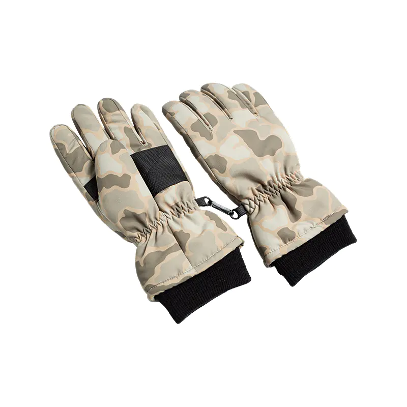 Camo skihandsker til børn